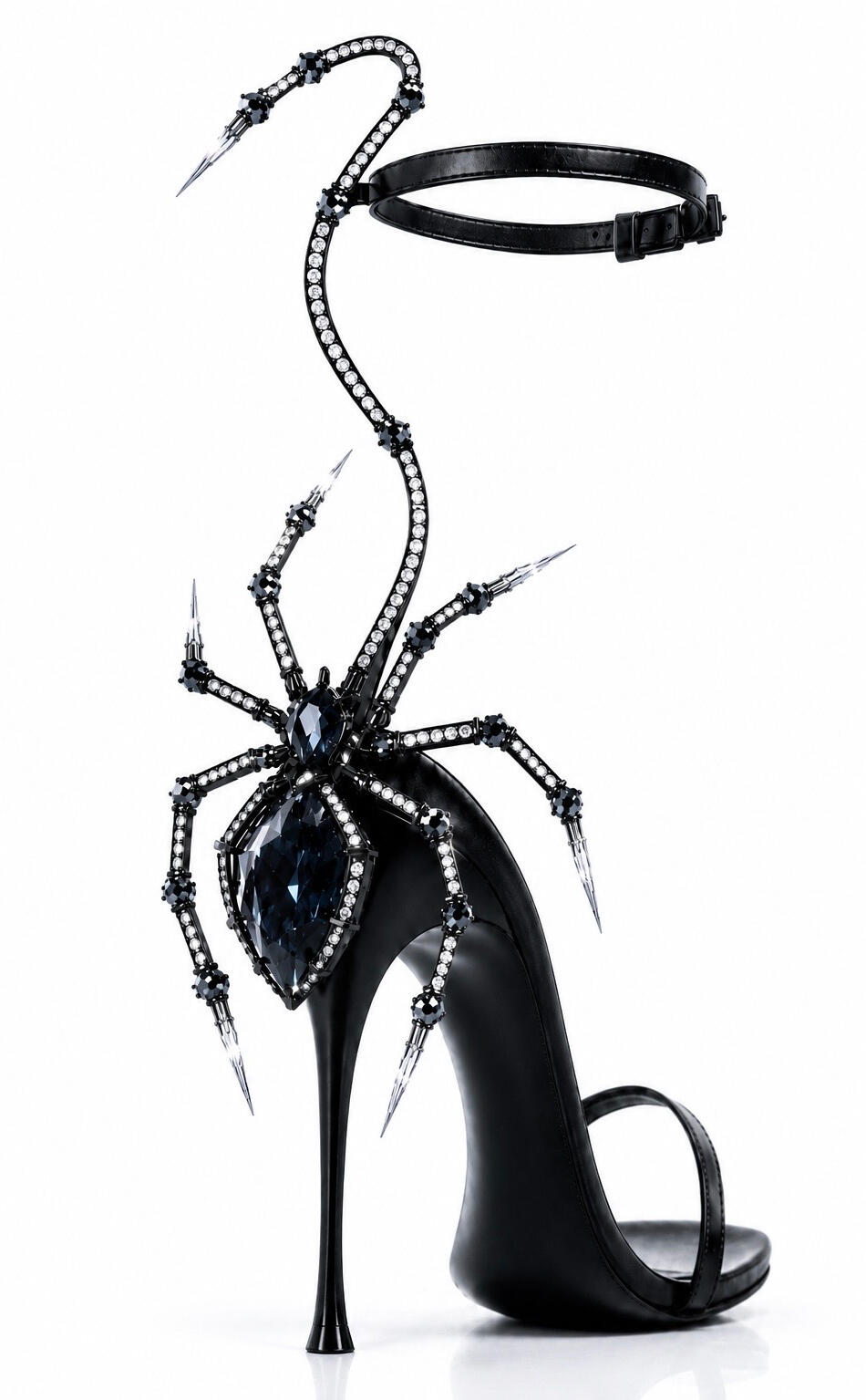 ADAMANTINE sculptural couture stiletto by Diamond Jdid — EUIPO registered design 015125656-0001